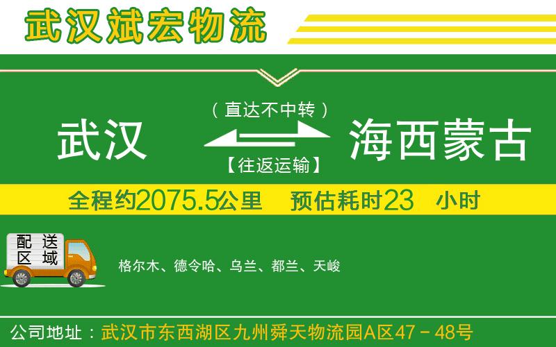武漢到海西蒙古族藏族自治州物流公司