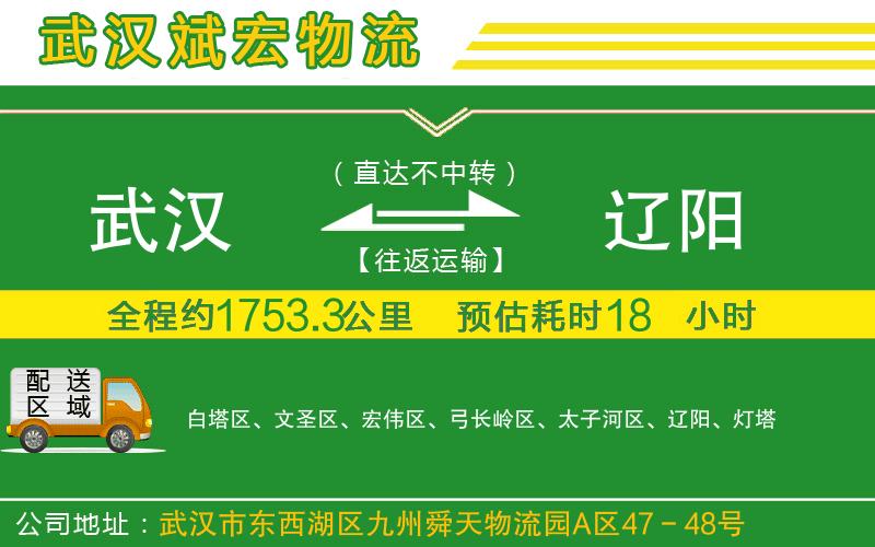 武漢到遼陽(yáng)貨運公司