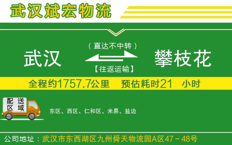 武漢到攀枝花貨運專(zhuān)線(xiàn)