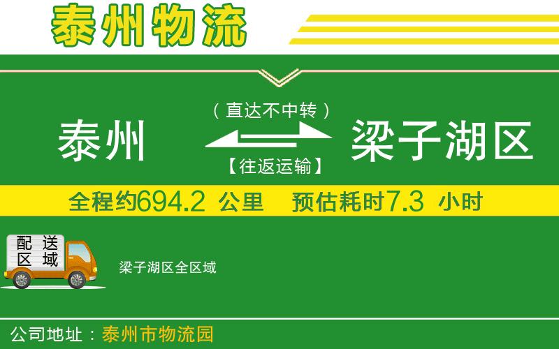 泰州到梁子湖區物流公司
