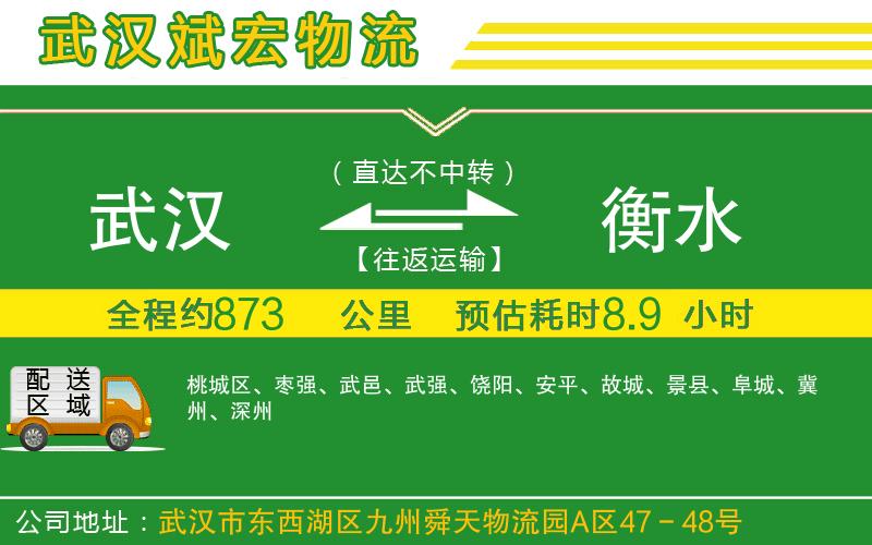 武漢到衡水物流專(zhuān)線(xiàn)