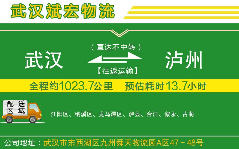 武漢到瀘州貨運專(zhuān)線(xiàn)