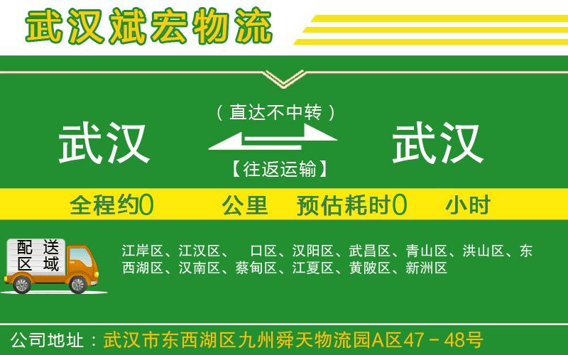 武漢到武漢物流專(zhuān)線(xiàn)