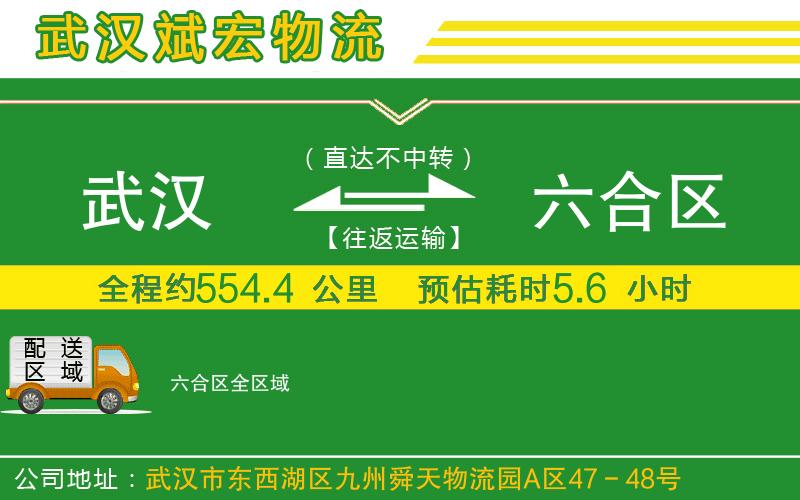 武漢到六合區貨運公司