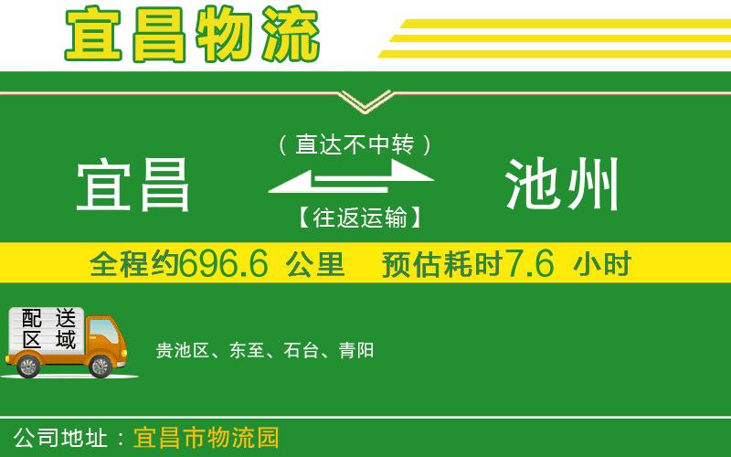 宜昌到池州物流公司