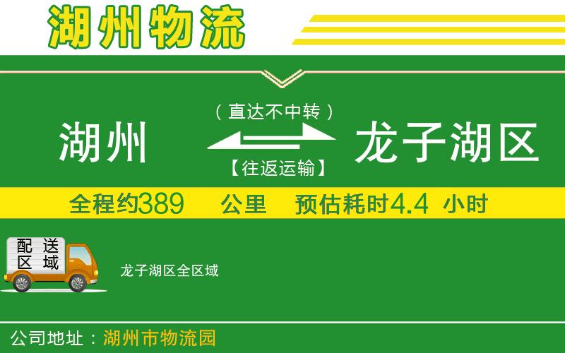湖州到龍子湖區物流公司