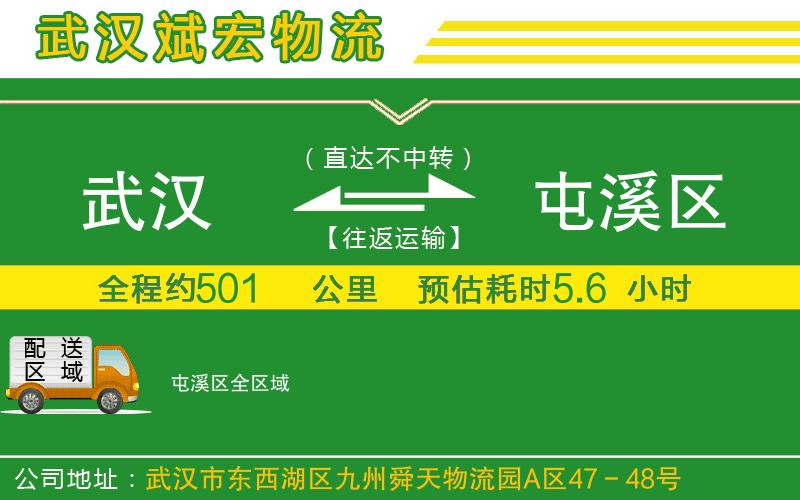 武漢到屯溪區貨運公司