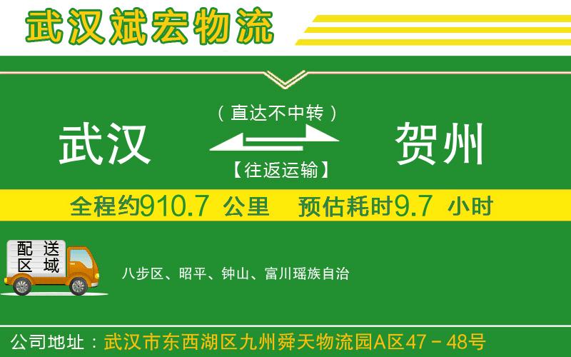 武漢到賀州貨運專(zhuān)線(xiàn)