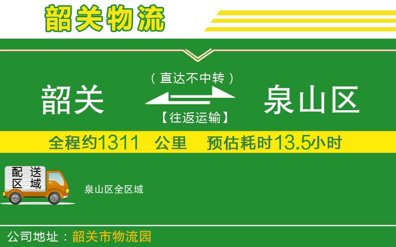 韶關(guān)到泉山區物流公司