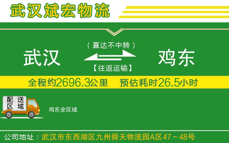 武漢到雞東貨運公司