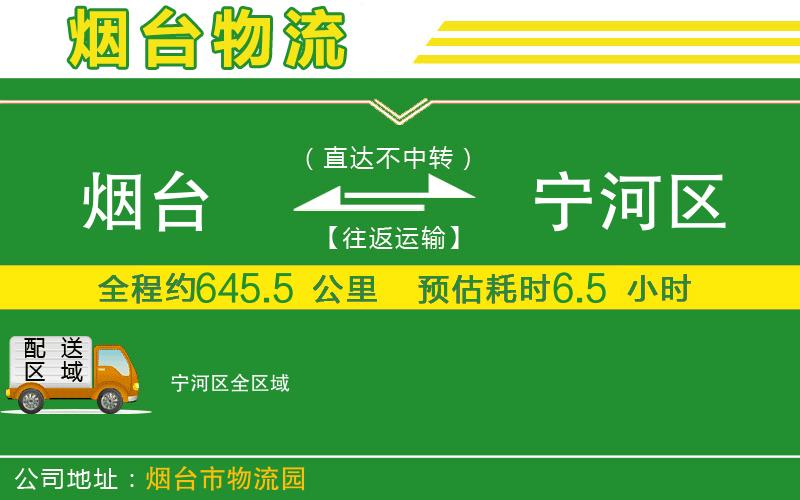 煙臺到寧河區物流公司