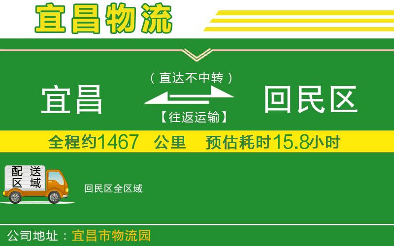宜昌到回民區物流公司