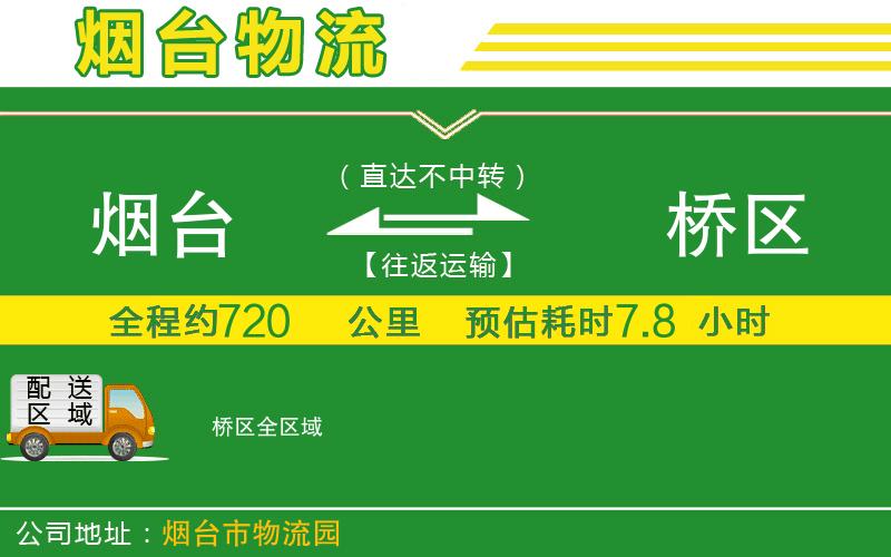 煙臺到埇橋區物流公司