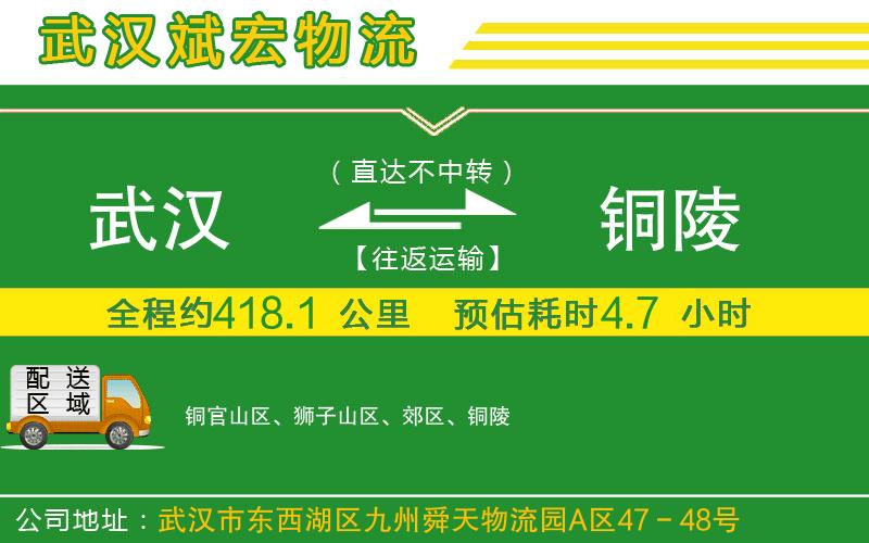 武漢到銅陵貨運專(zhuān)線(xiàn)