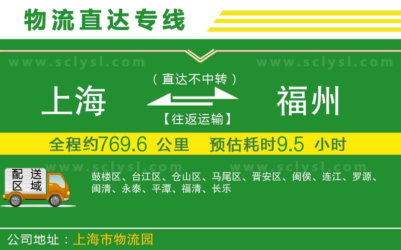上海到福州物流專(zhuān)線(xiàn)