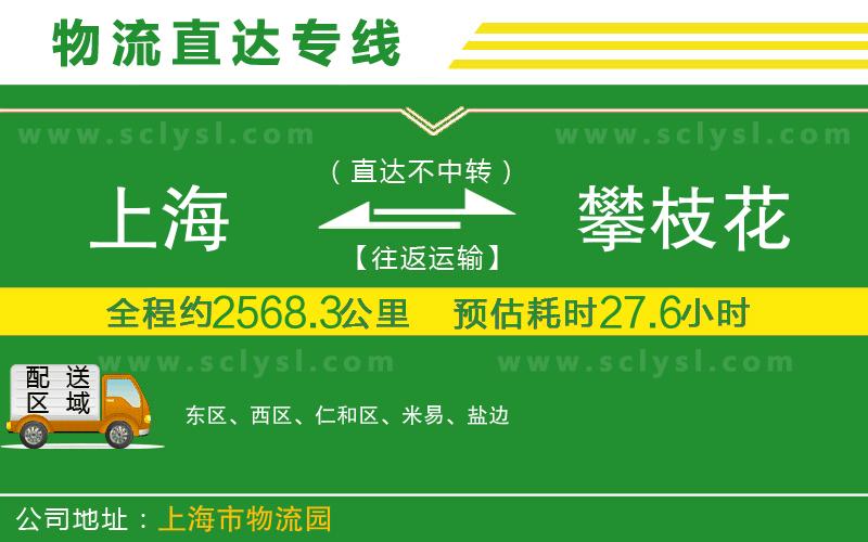 上海到攀枝花物流專(zhuān)線(xiàn)