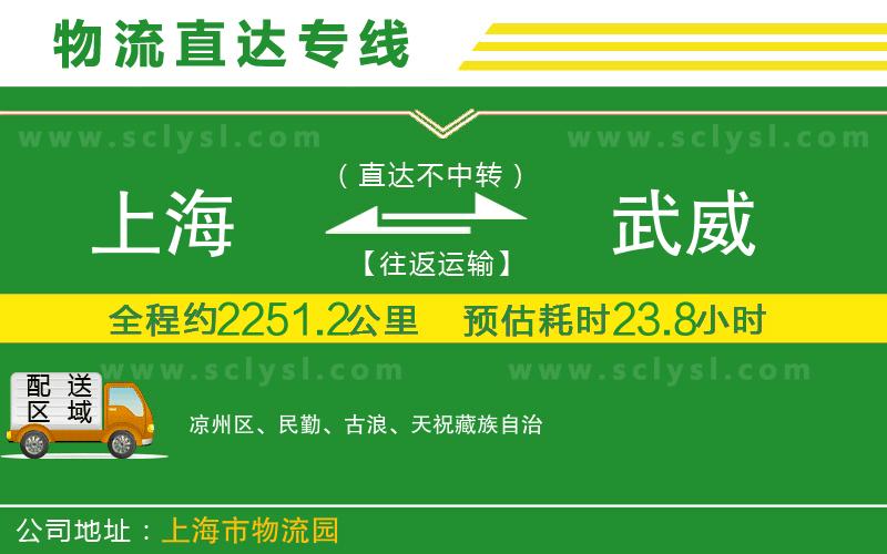 上海到武威物流專(zhuān)線(xiàn)