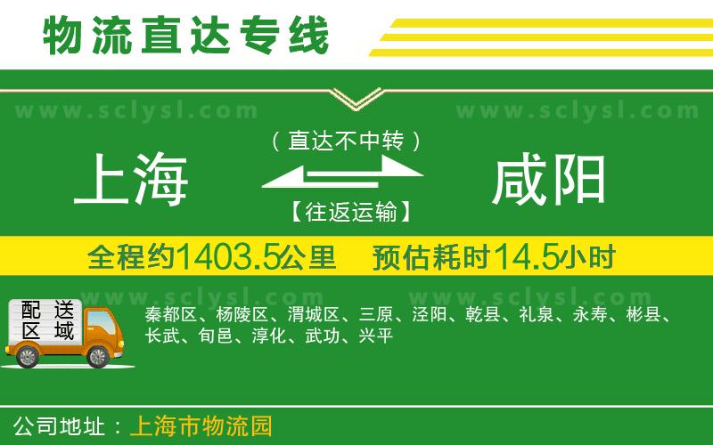 上海到咸陽(yáng)物流專(zhuān)線(xiàn)