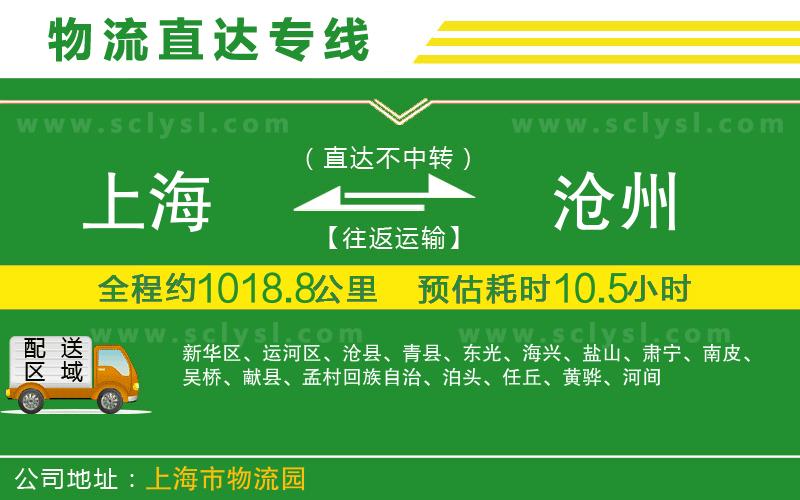 上海到滄州物流專(zhuān)線(xiàn)