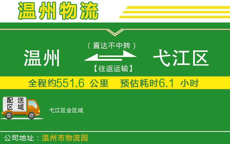 溫州到弋江區貨運專(zhuān)線(xiàn)