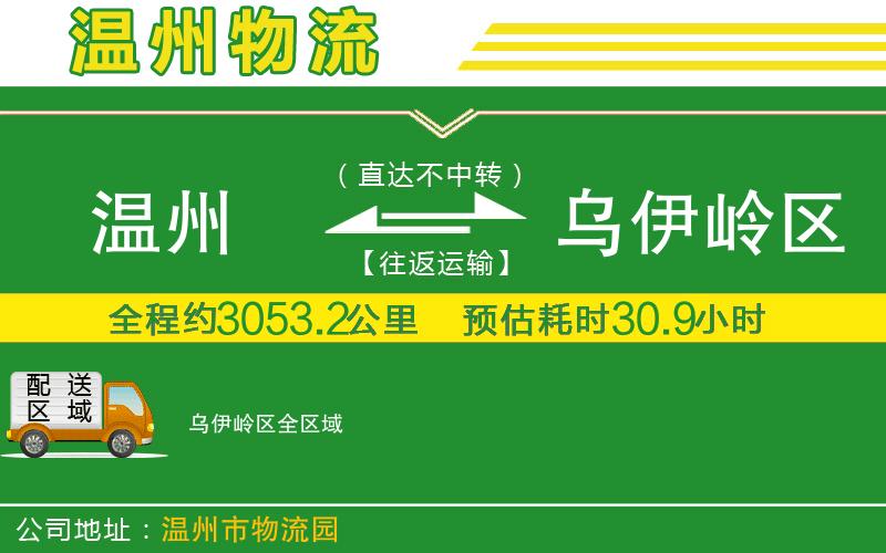 溫州到烏伊嶺區貨運專(zhuān)線(xiàn)
