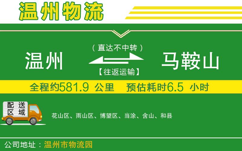 溫州到馬鞍山貨運專(zhuān)線(xiàn)