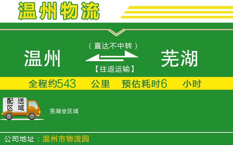 溫州到蕪湖貨運專(zhuān)線(xiàn)