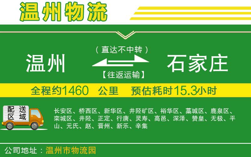 溫州到石家莊貨運專(zhuān)線(xiàn)
