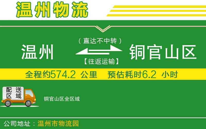 溫州到銅官山區貨運專(zhuān)線(xiàn)