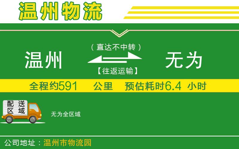 溫州到無(wú)為貨運專(zhuān)線(xiàn)